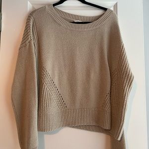Beige Crewneck Sweater